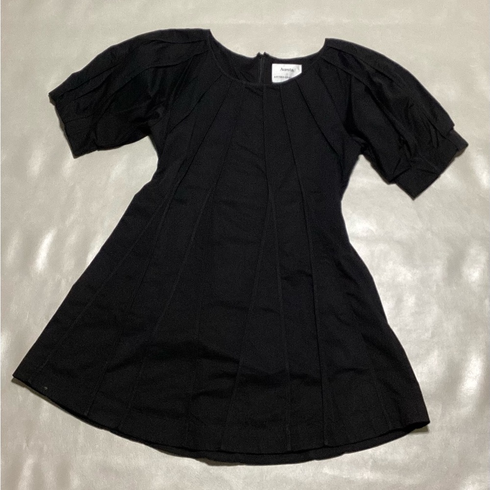 Anthropologie Aureta black mini dress